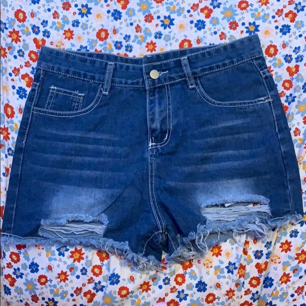 Ripped shorts